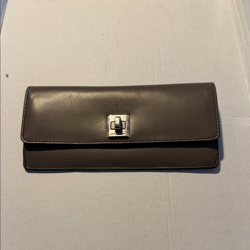 Michael Kors Dark Brown Clutch Wallet